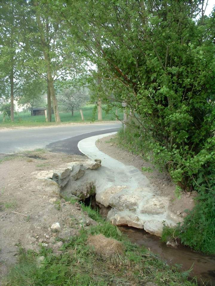 Aménagement écoulement Ambleville Val d'Oise