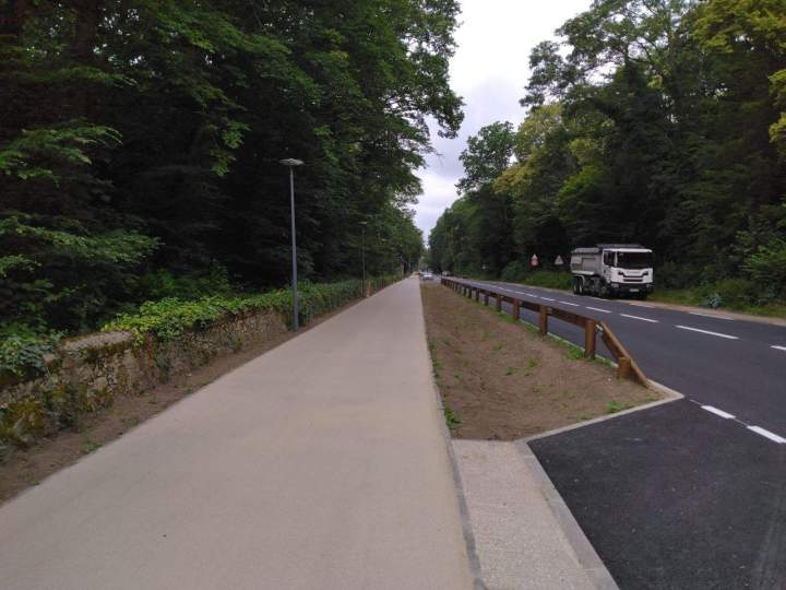 Aménagement voie et allée piétonne Val d'Oise