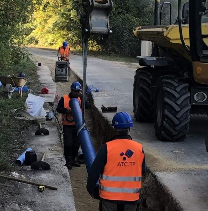 Mise en place réseau eau potable Val-d'Oise