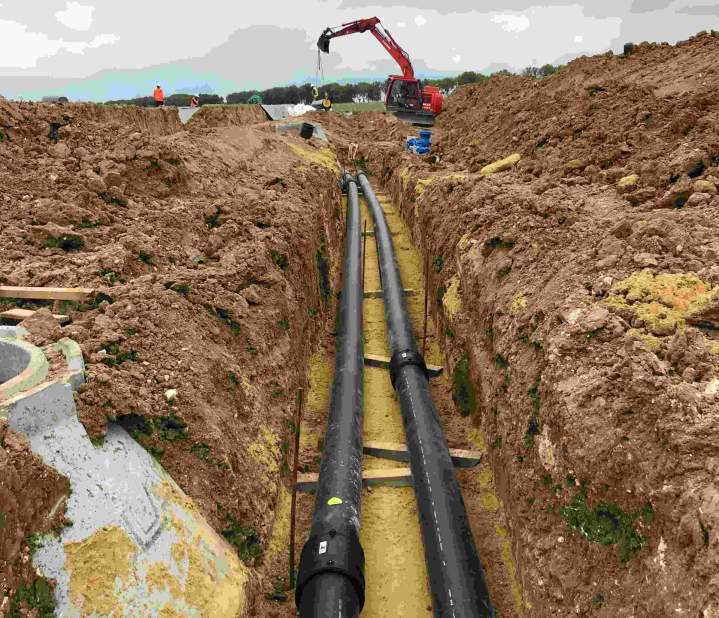 Création, extension et réparation de réseaux d'adduction d'eau potable